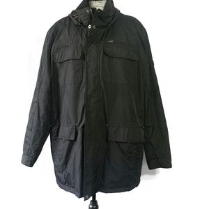 Hawk & Co Hooded Heavyweight Jacket Black XL